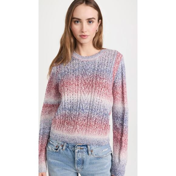 Scotch & Soda Sweaters - Scotch & Soda Amsterdam Women's Space Dye Ombre Stripe Sweater Size Medium